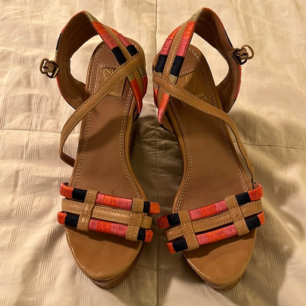 Ella Moss wedges. Size 8